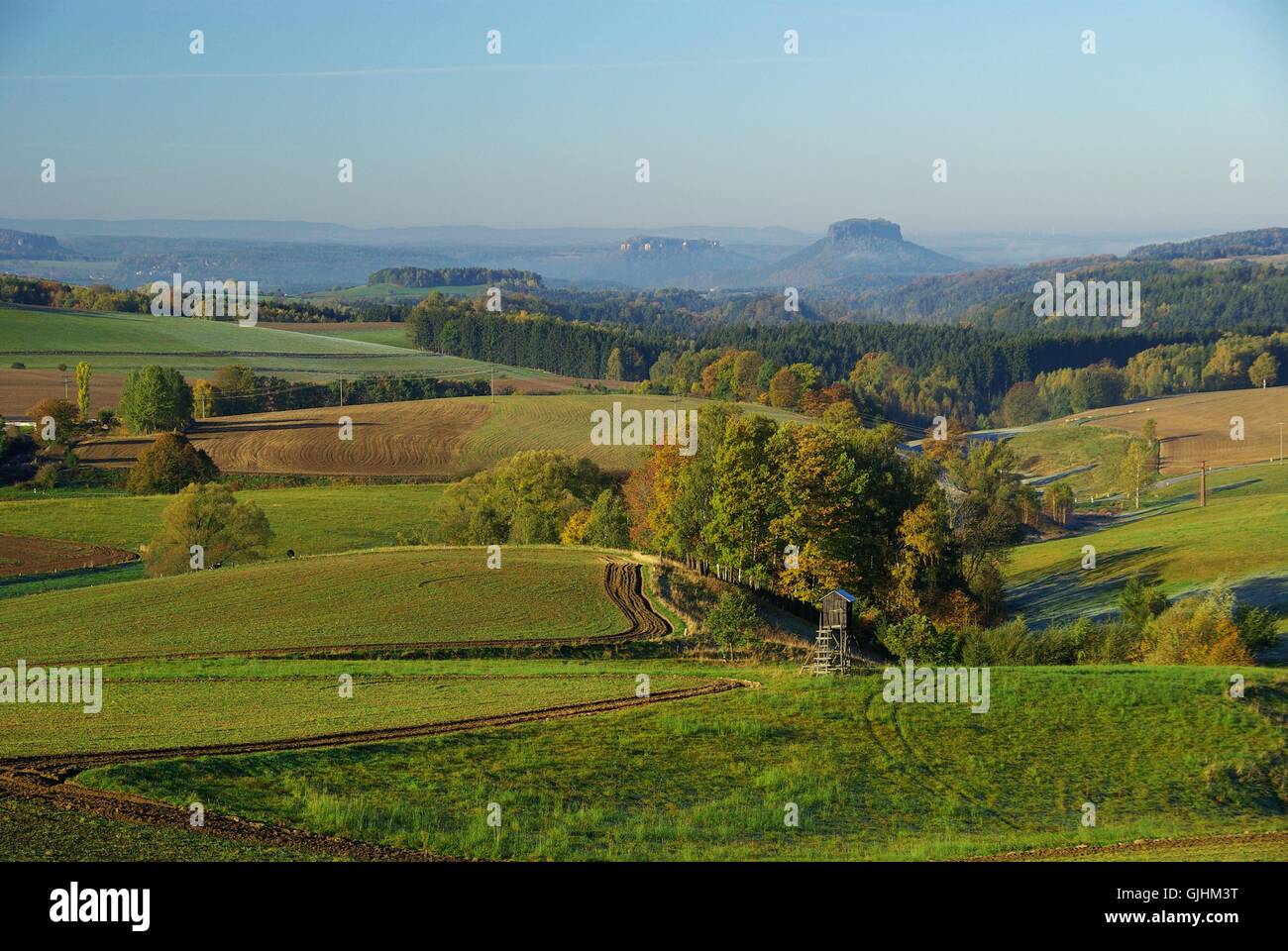 Lilienstein 06 Stockfoto