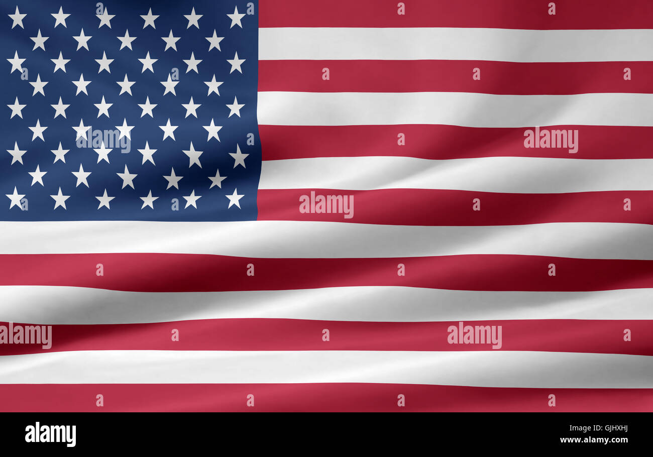 USA-Flagge Stockfoto