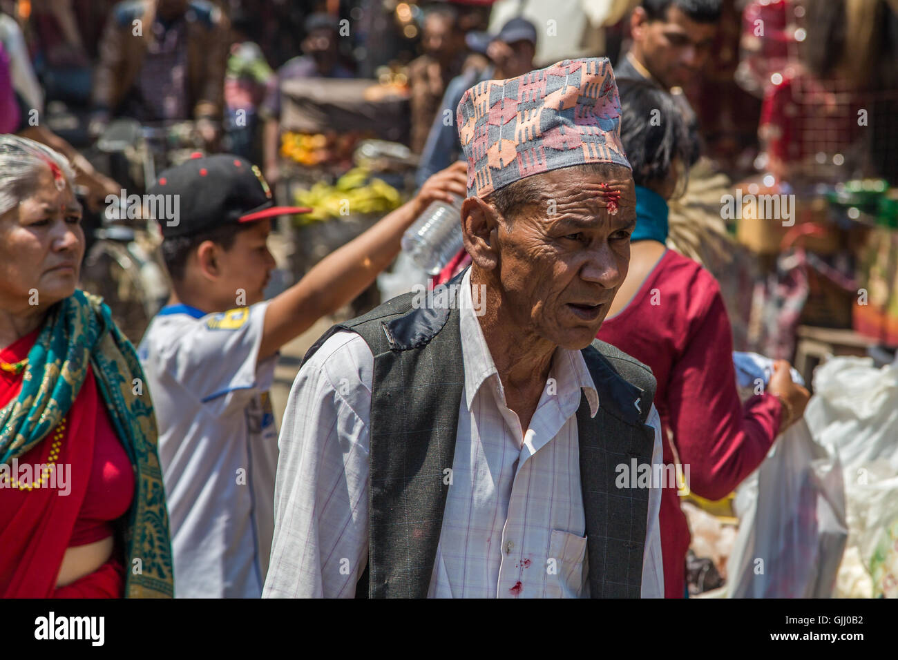 Nepal, Kathmandu Stockfoto