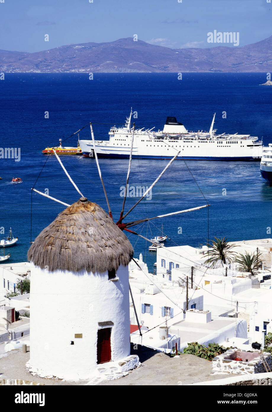 Reisen Griechenland Hafen Stockfoto