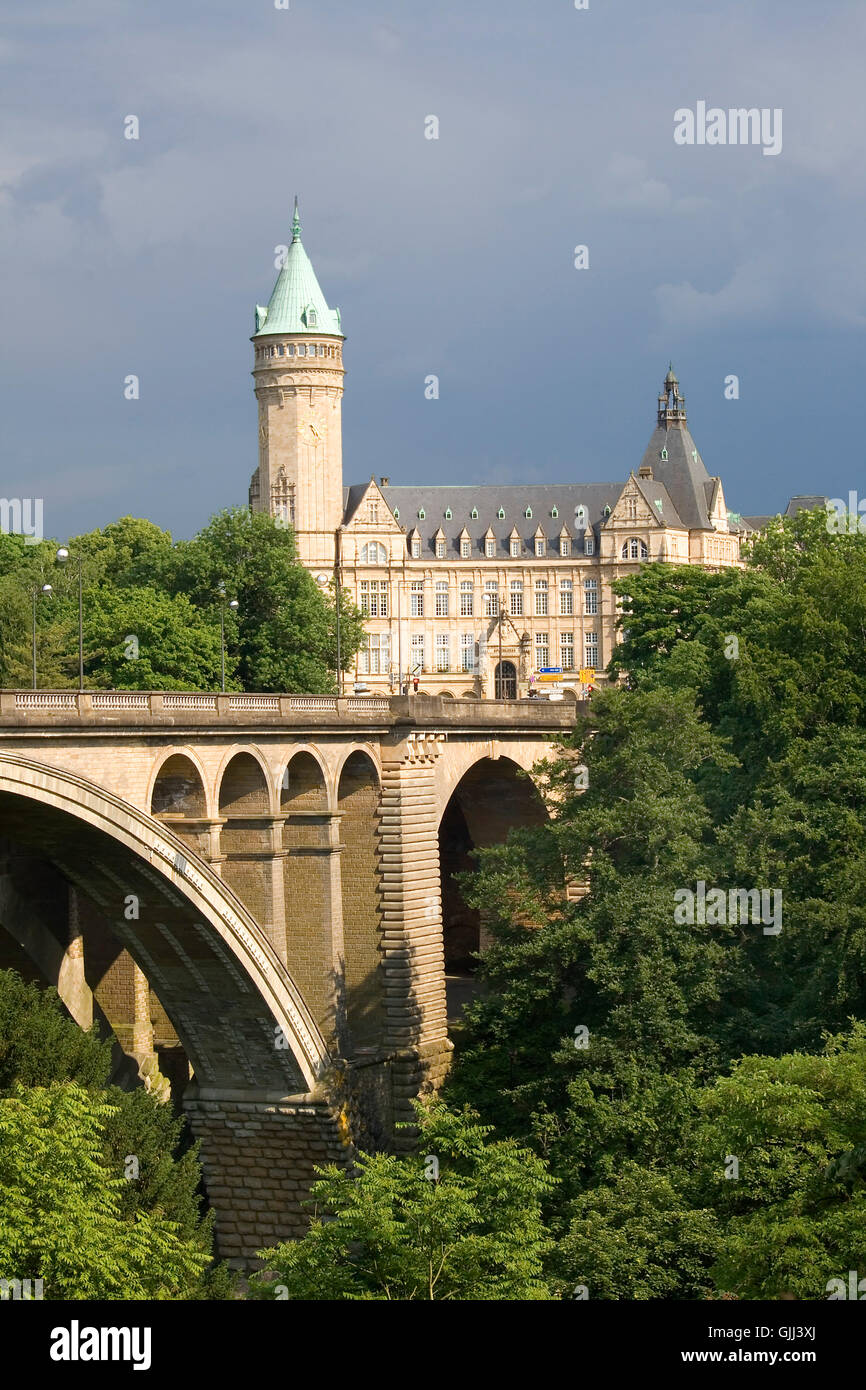Bank kreditgebende Institution Stadt Stockfoto