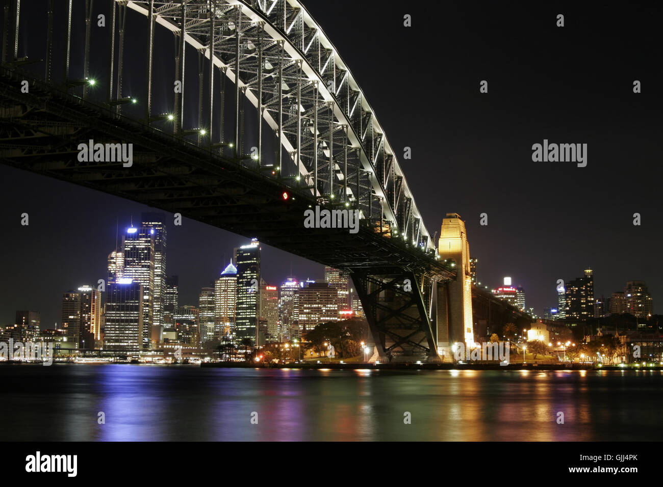 Stadt-Stadt-Brücke Stockfoto
