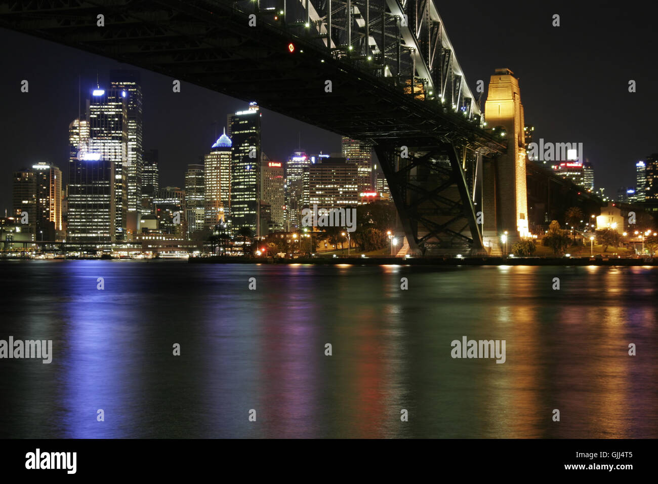 Stadt-Stadt-Brücke Stockfoto