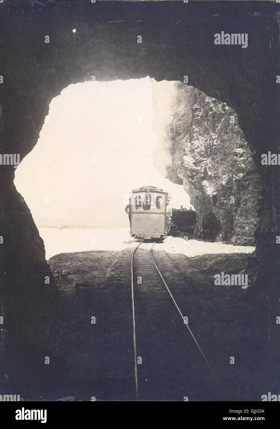 BASA 3K 15 380 40 Kresna-Schlucht, Radomir Marino Pole Eisenbahn, 1916 1917 Stockfoto