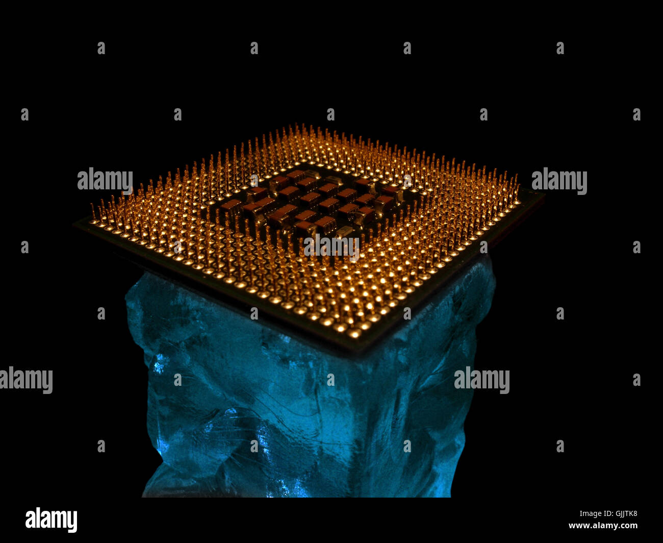 CPU-Kühlung Stockfoto