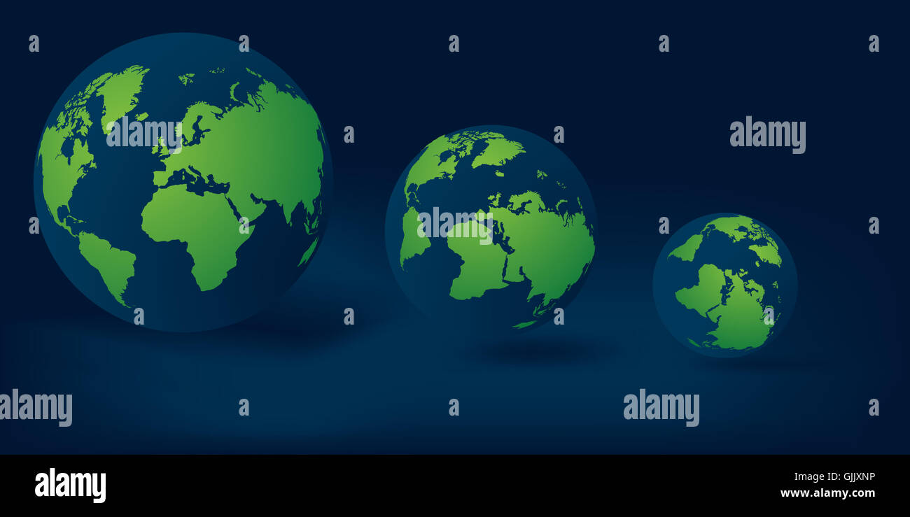 Globus Planetenerde Stockfoto