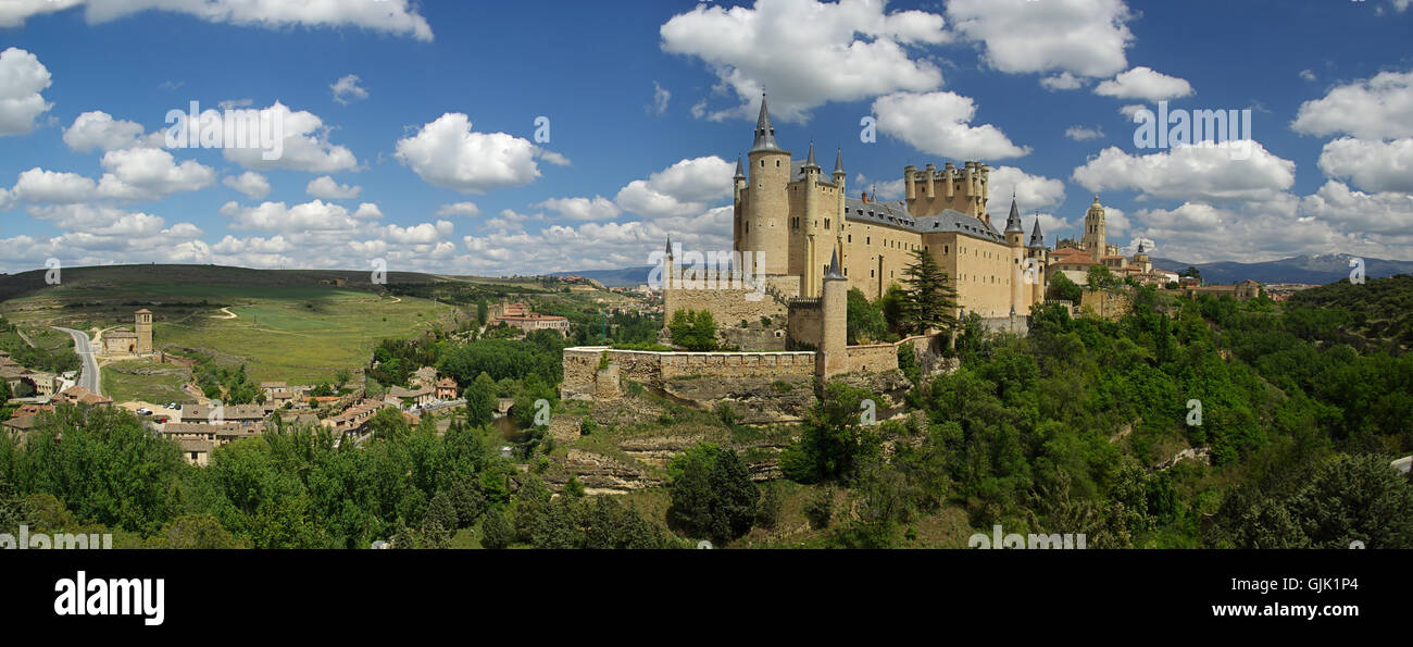 Kathedrale Spaniens Festung Stockfoto