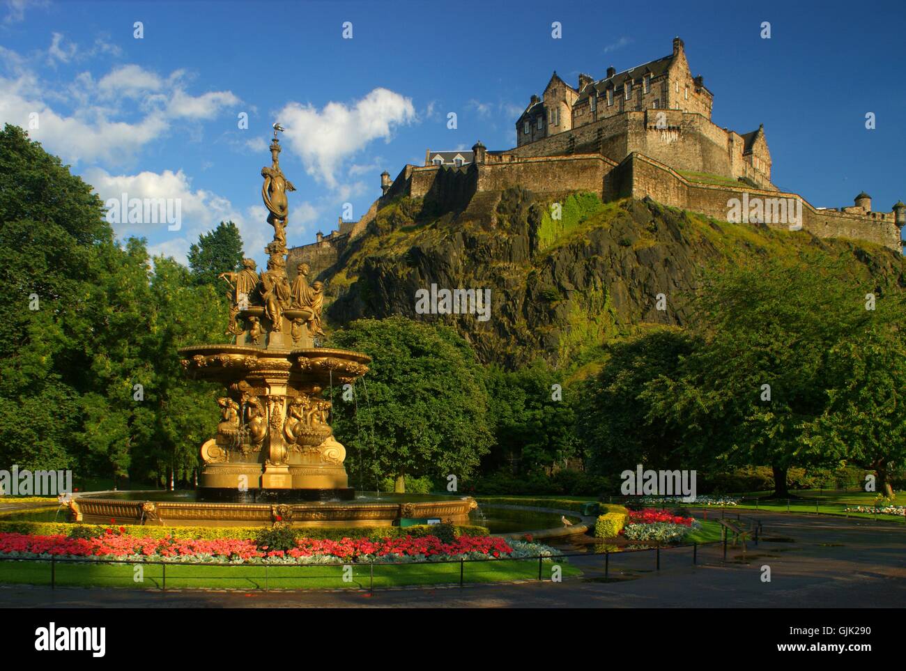 Edinburgh castle Stockfoto