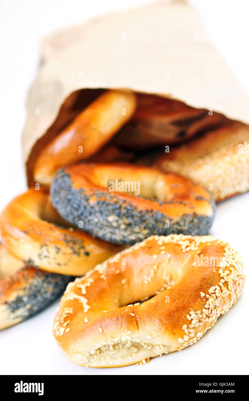 Brot-Tasche-Bäckerei Stockfoto