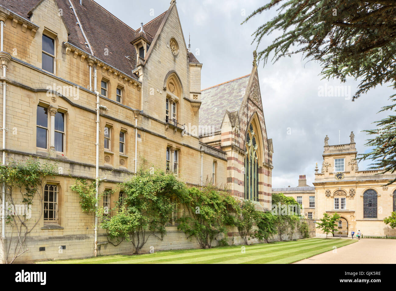 Die Architektur des Trinity College in Oxford, Oxfordshire, England, UK Stockfoto