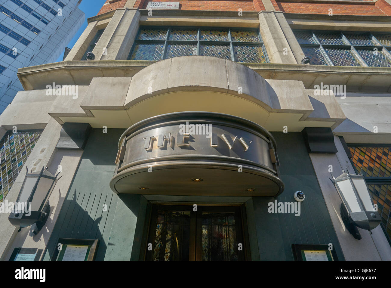 der Efeu Restaurant London Stockfoto