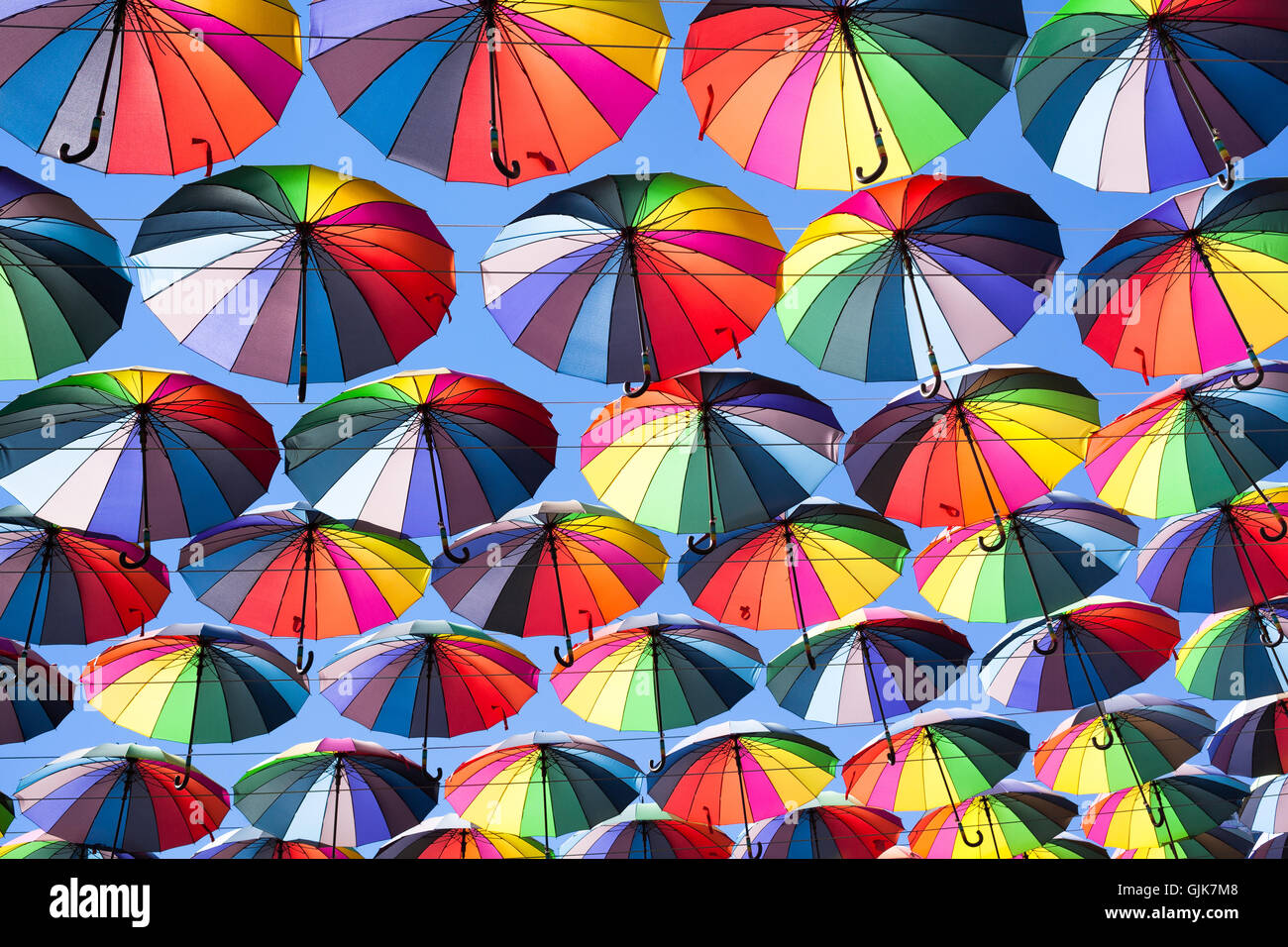 bunten Regenschirm Stockfoto
