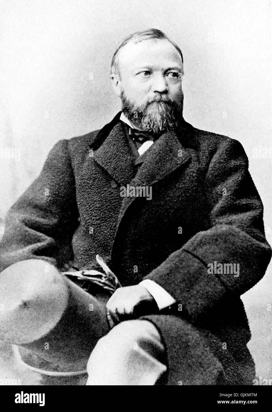 Andrew Carnegie circa 1878 Project Gutenberg eText 17976 Stockfoto