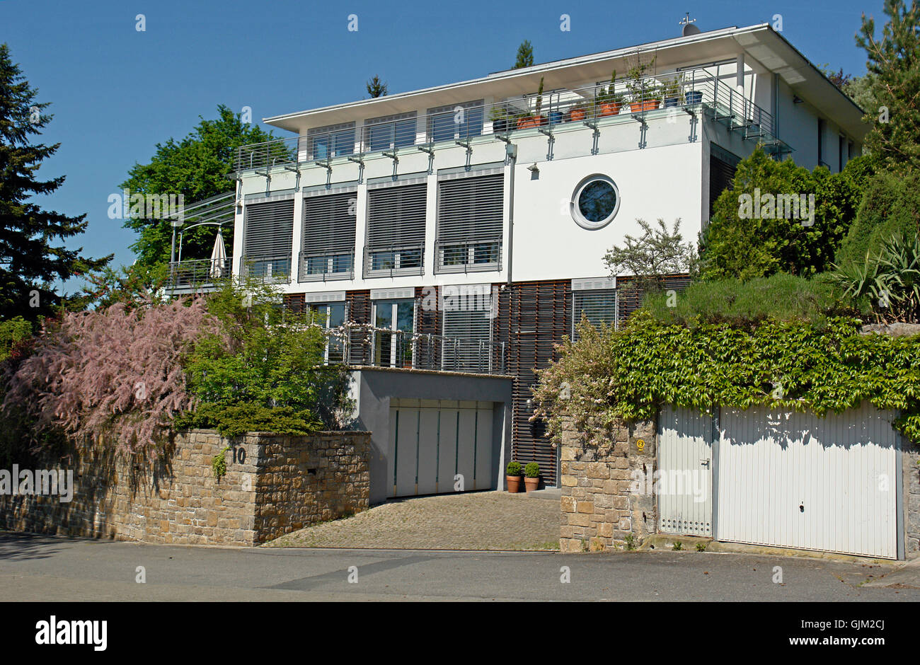 Freistehendes Haus Stockfoto