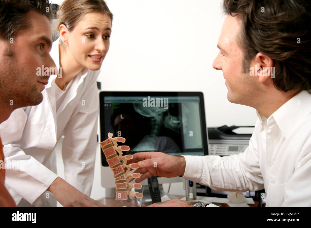 Arztbesuch Stockfoto