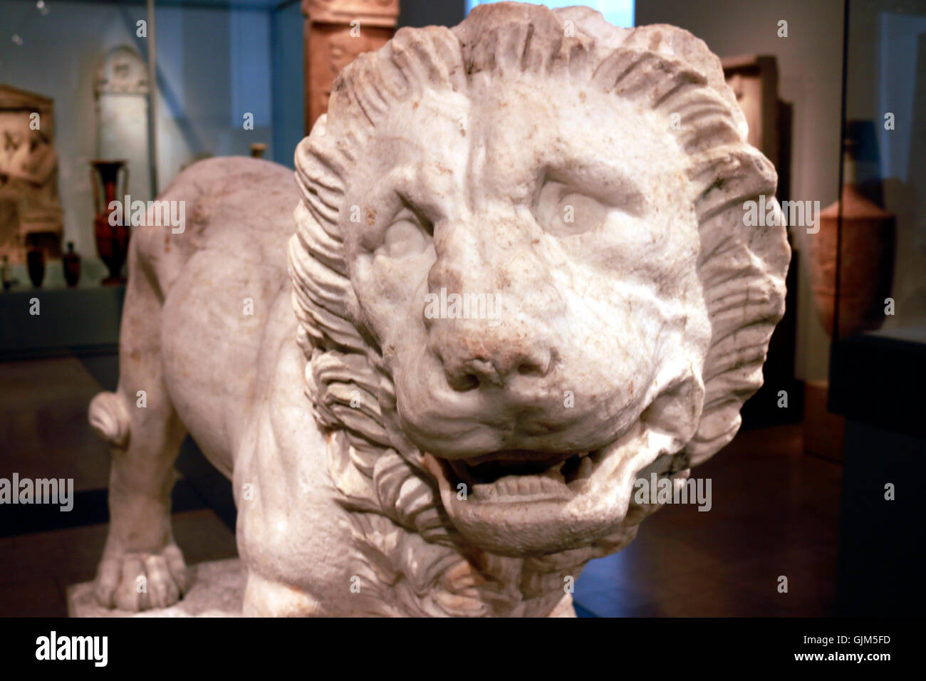 Skulptur / Bueste: Loewe, Berlin. Stockfoto