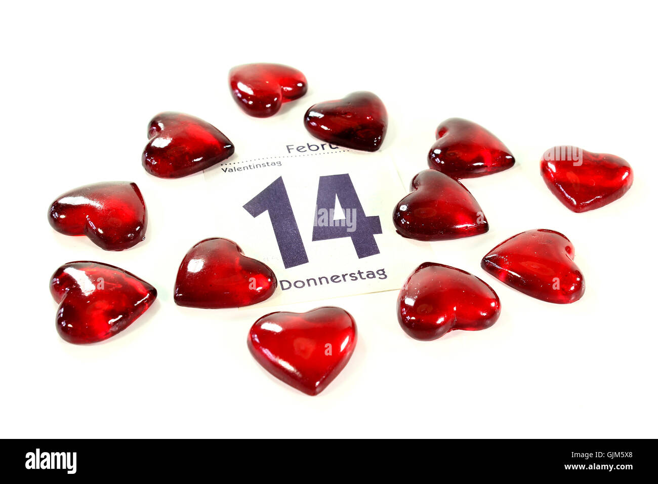 Zum Valentinstag Stockfoto