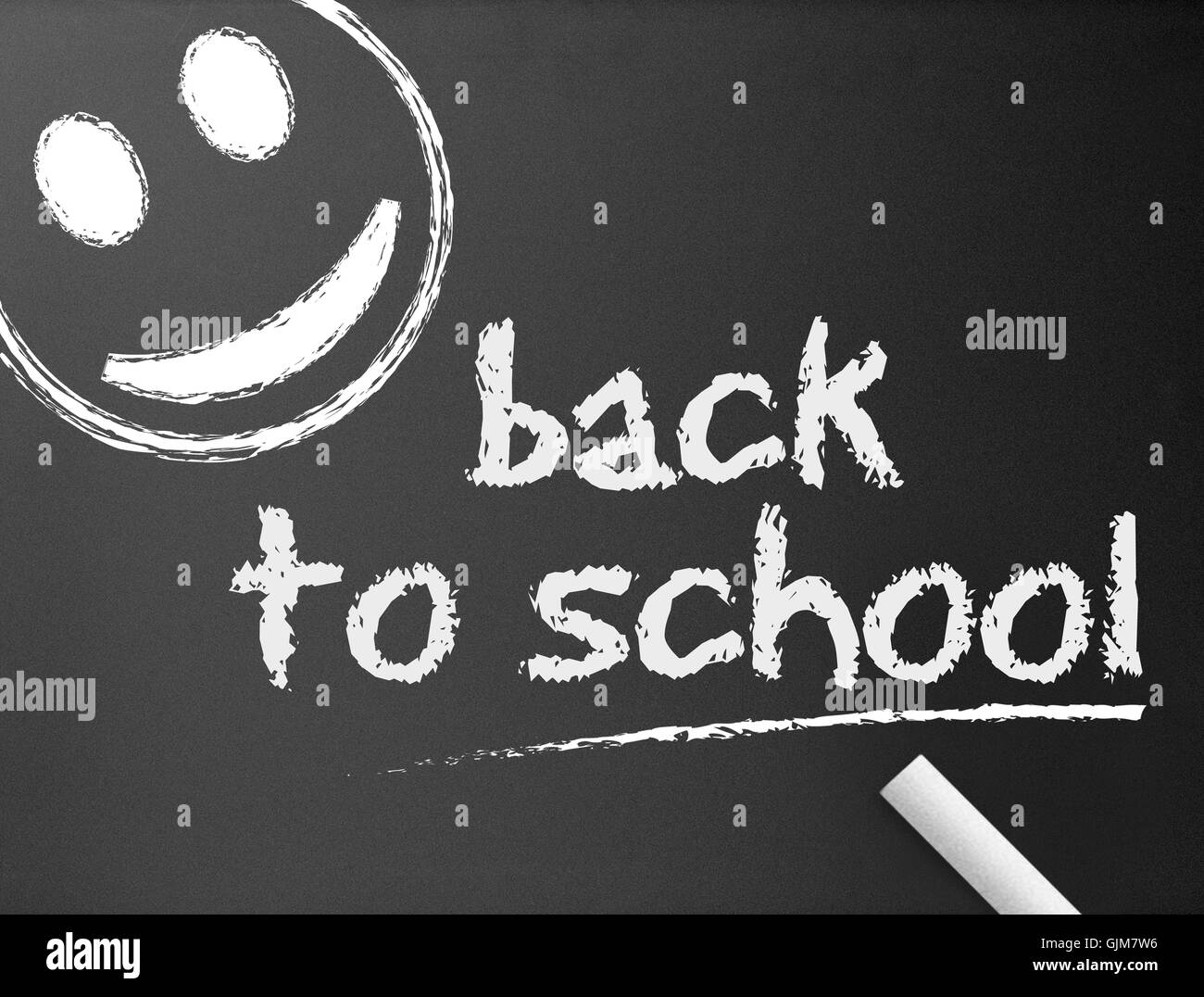 Tafel - Back To School Stockfoto