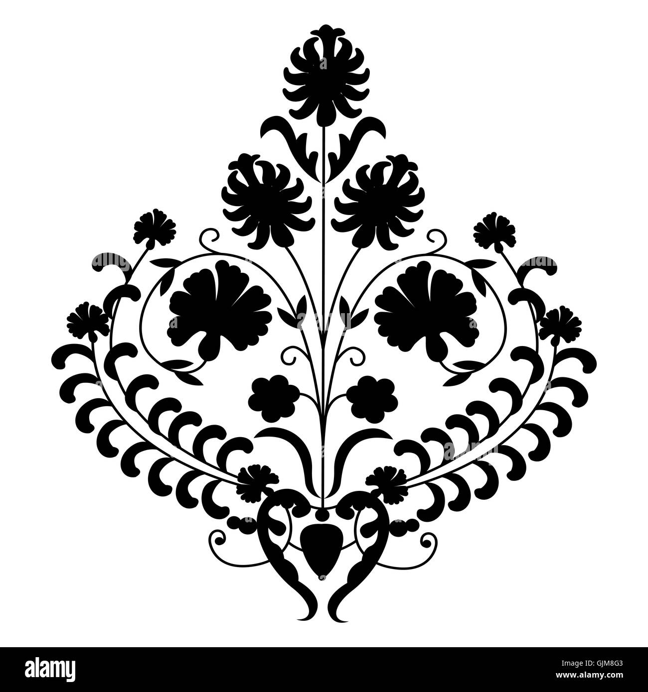 Blumenmuster Stockfoto