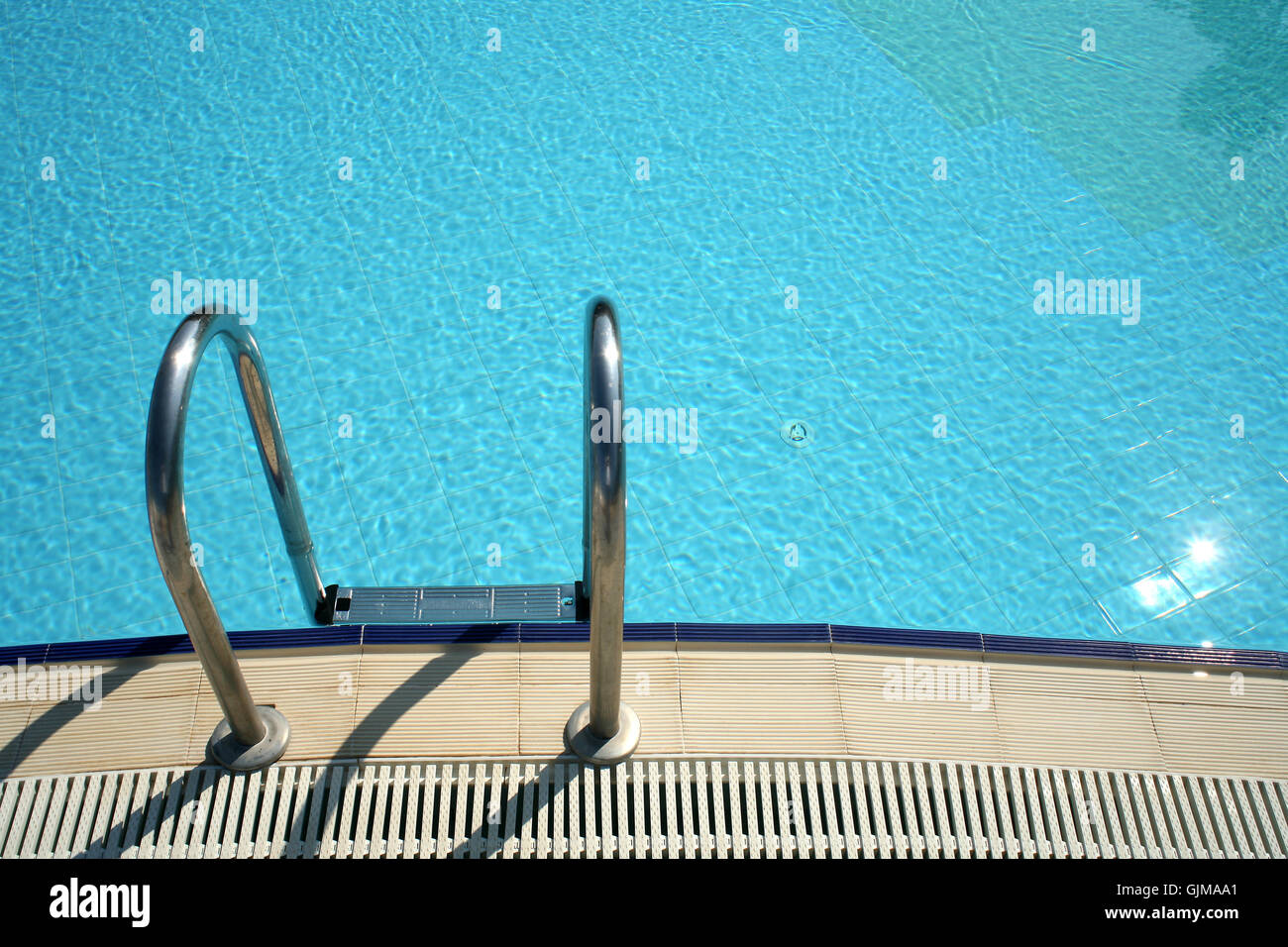 Detail-Poolwasser Stockfoto