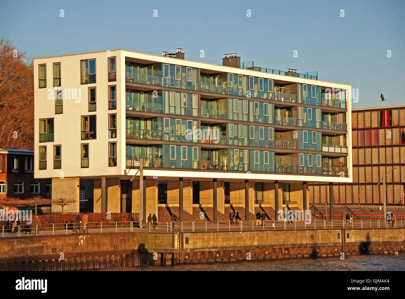Haus-Haus-Wohnung Stockfoto