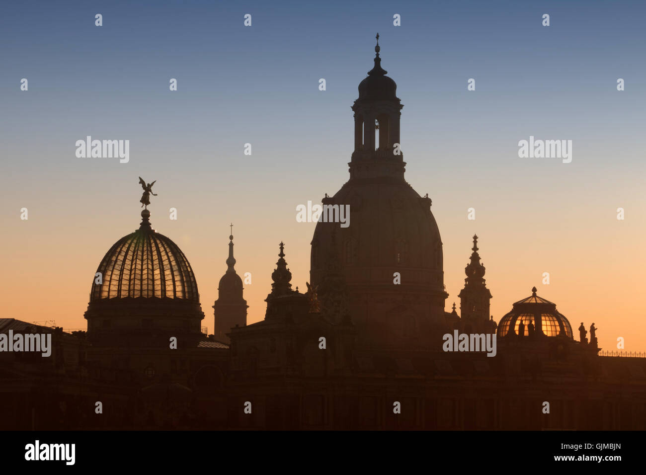 Sachsen-Dresden-Nacht Stockfoto