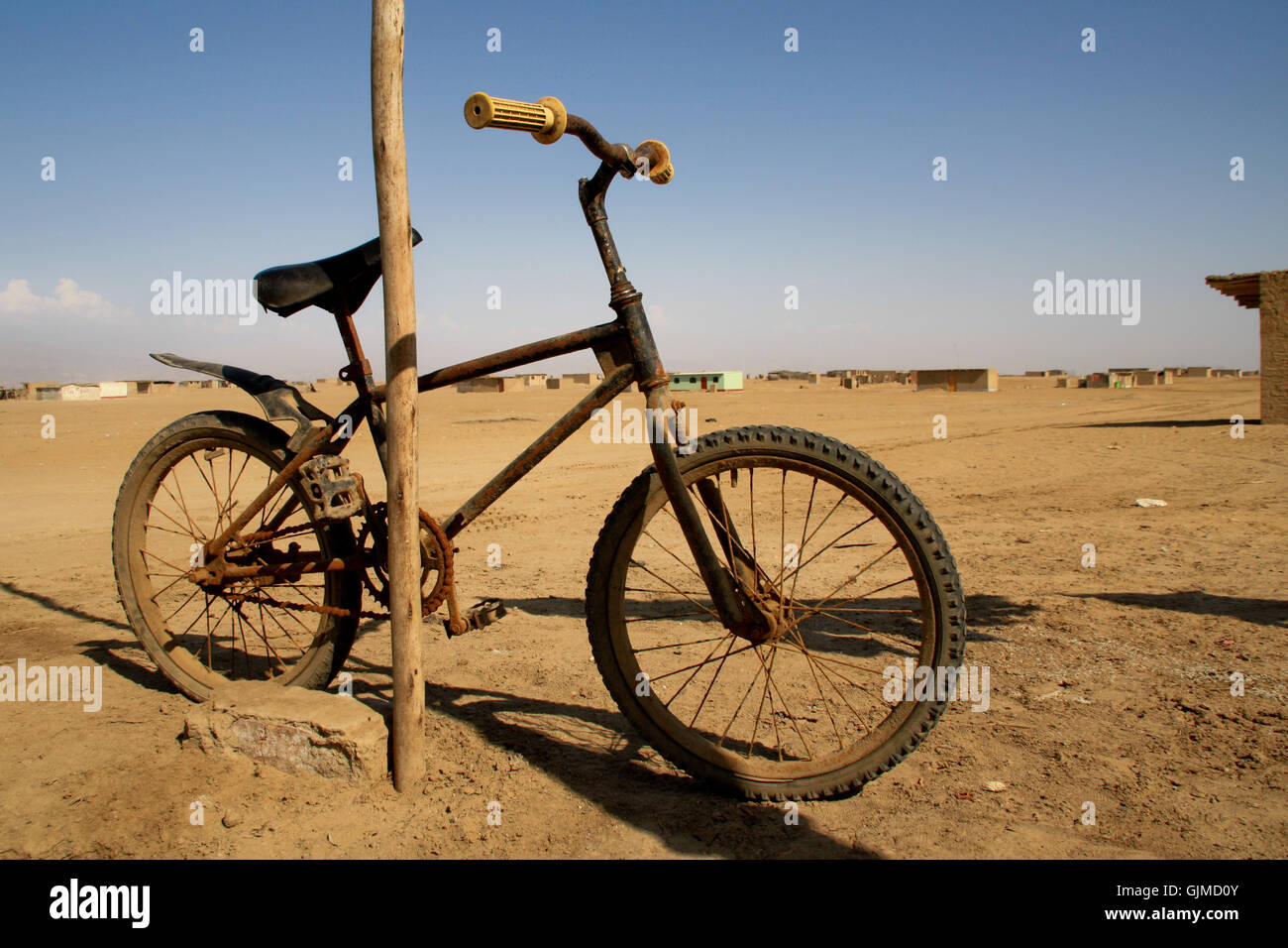 altes Fahrrad Stockfoto