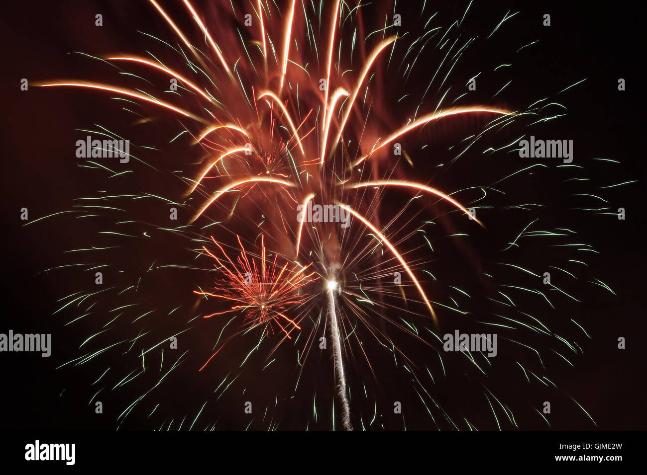 Raum-Rakete firmament Stockfoto