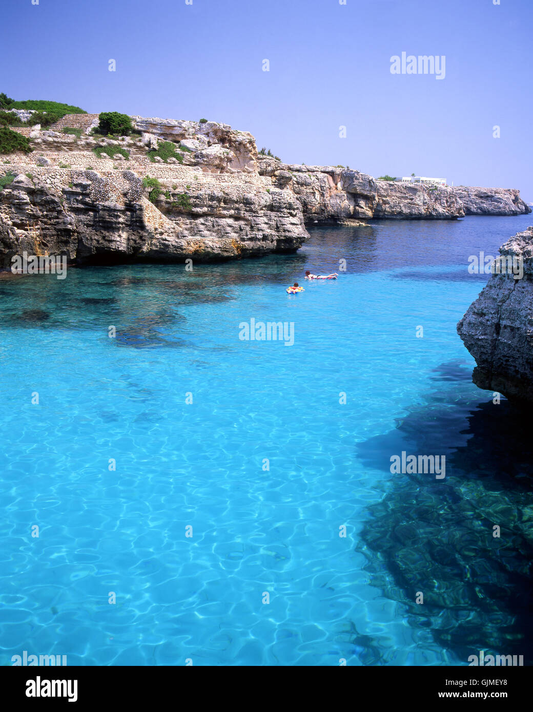 blaue Ferien Urlaub Stockfoto