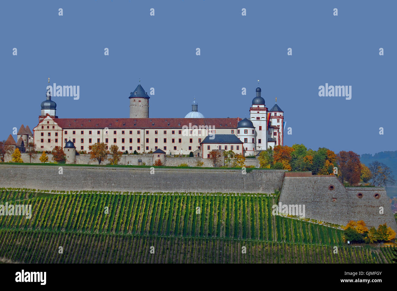 Festung marienberg Stockfoto