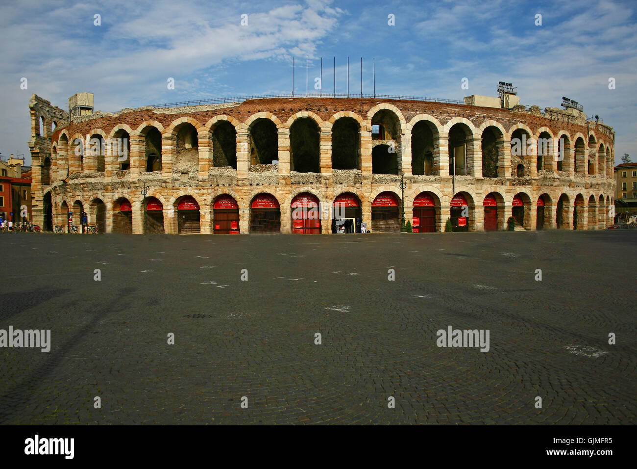 Arena von verona Stockfoto