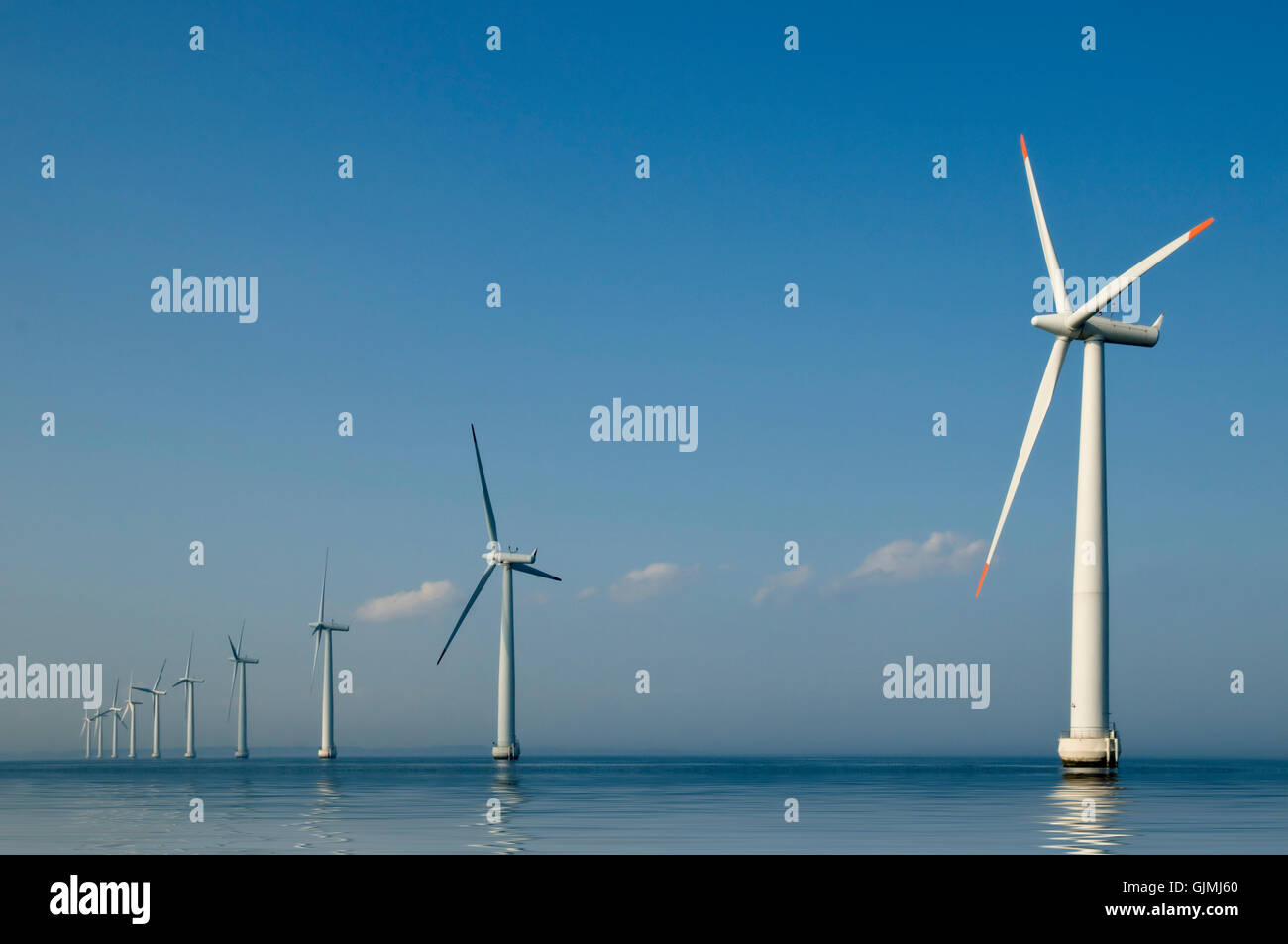 Wind Wind Energie Wind Motor Stockfoto