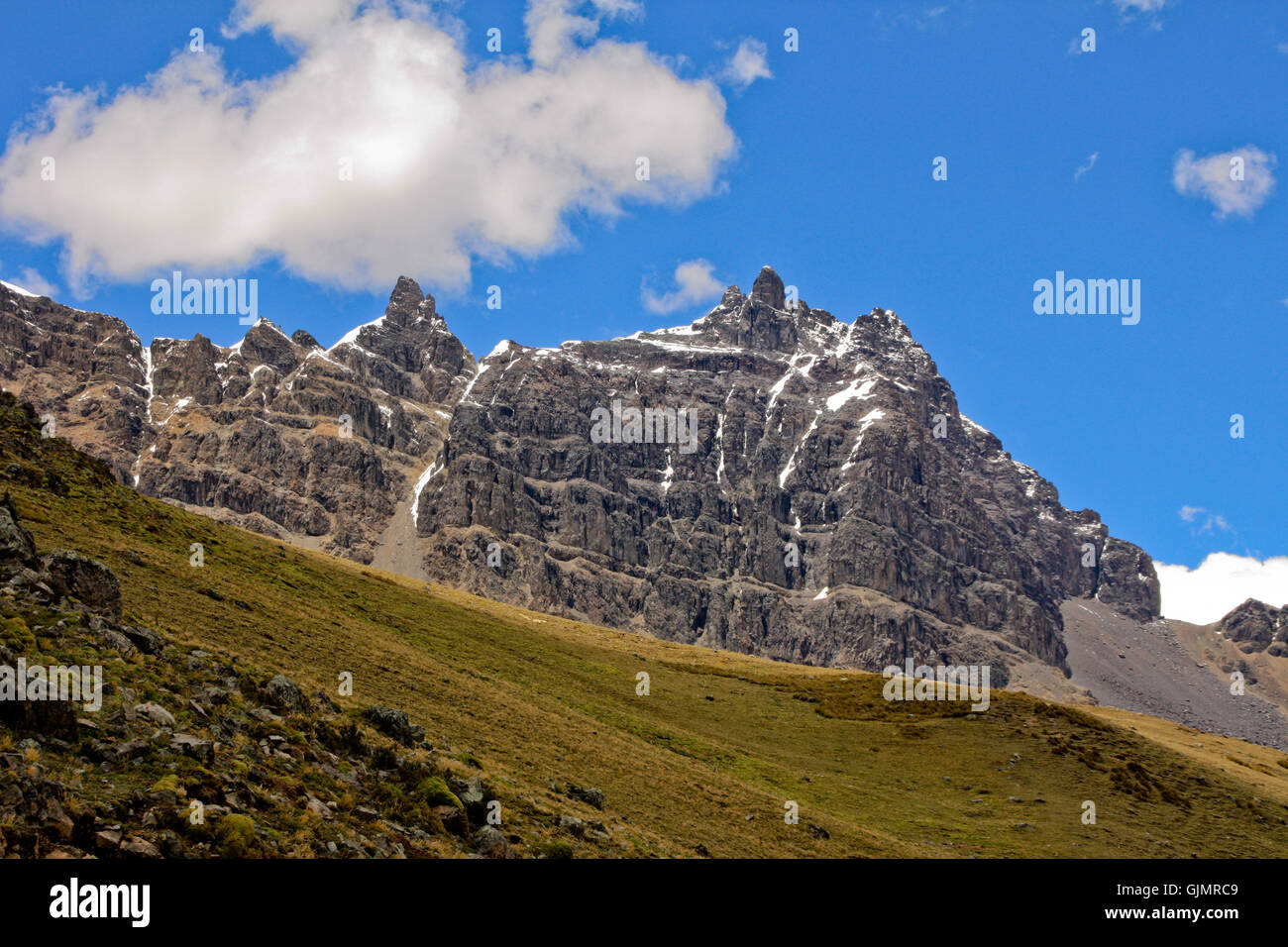 Hochland Südamerikas Berge Stockfoto