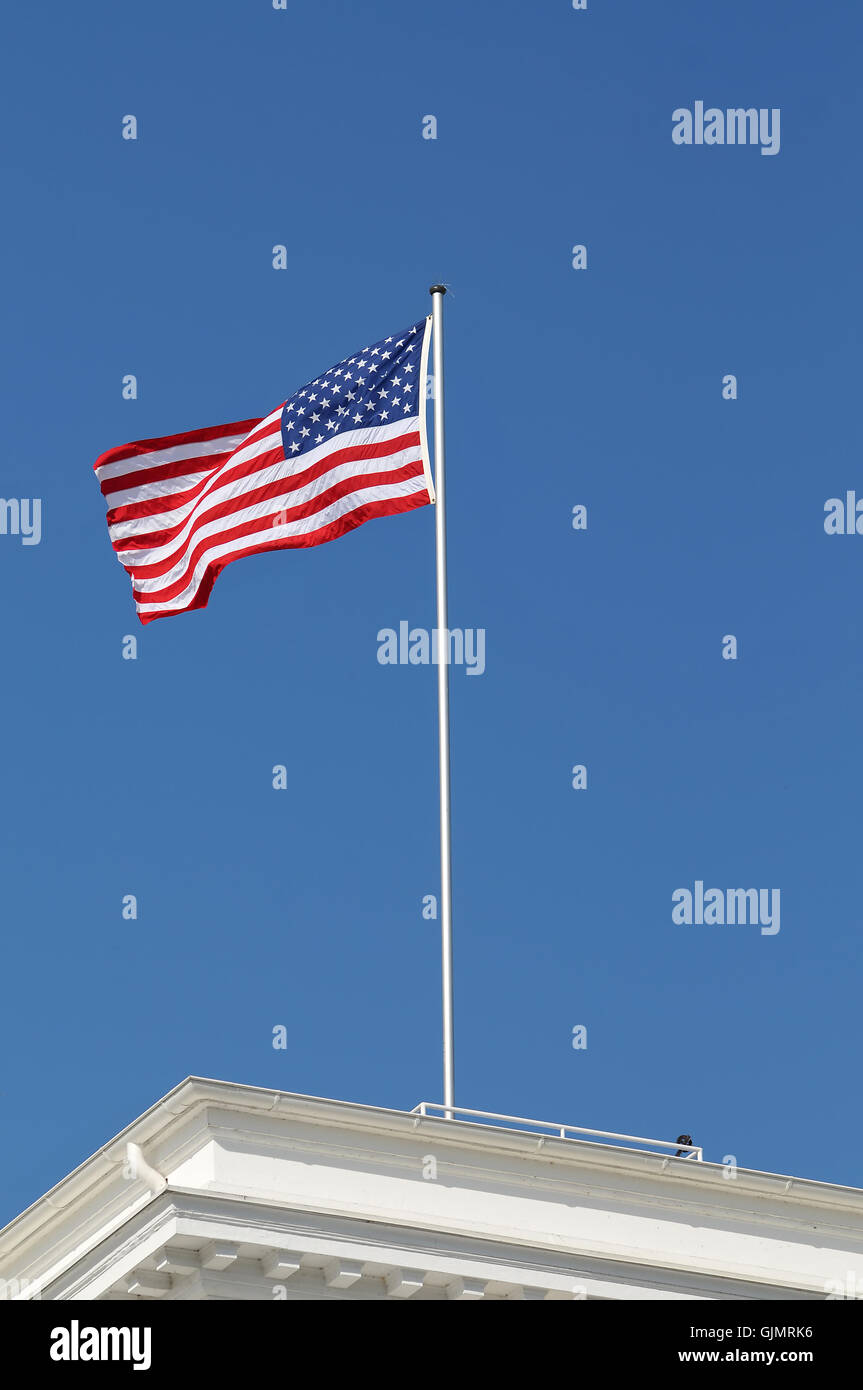 Amerika Flagge star spangled banner Stockfoto