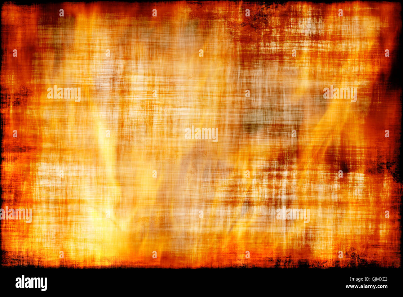 heißes Feuer Flächenbrand Stockfoto