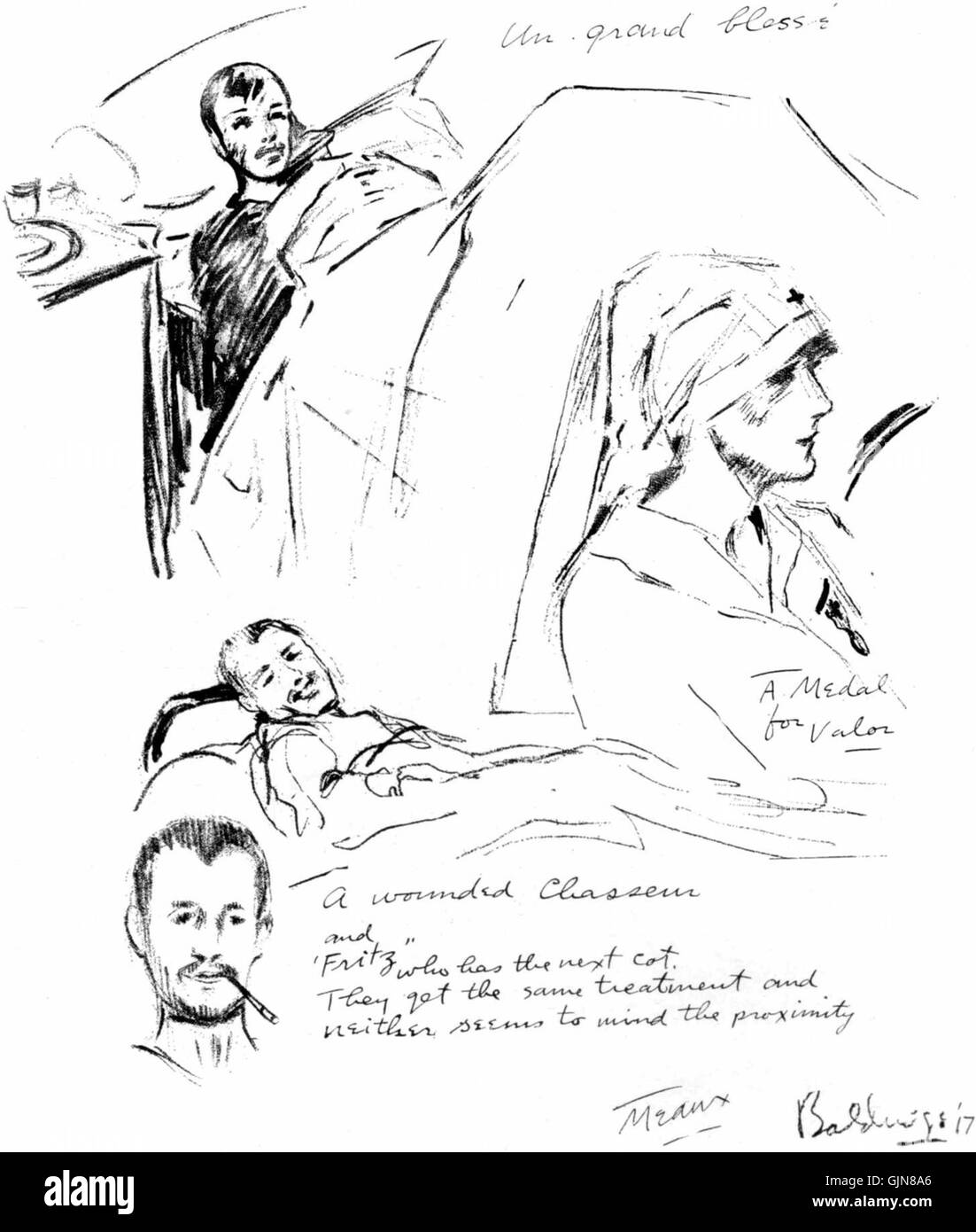 Dieses Bild mit dem Titel Image062h zeigt eine historische oder bedeutende Szene. Einzelheiten zum spezifischen Thema oder Kontext sind ohne weitere Informationen unklar, aber sie sind Teil einer Sammlung von Fotografien oder visuellen Aufzeichnungen. Stockfoto