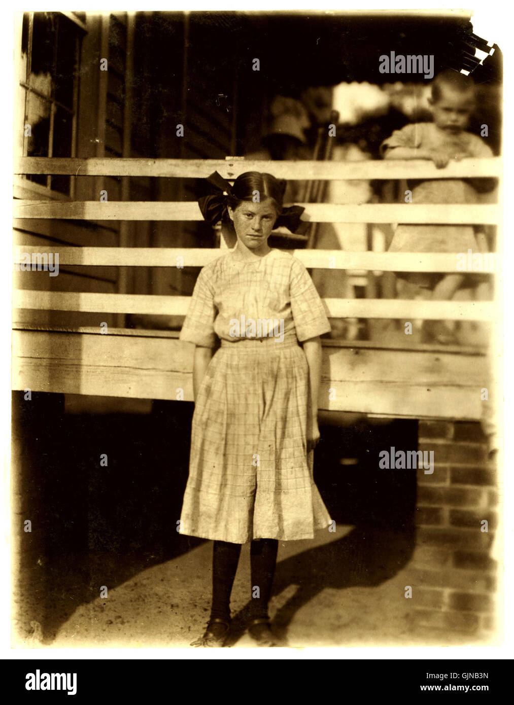 Lewis Hine, Lilly O'Sullivan, 13 Jahre alt, Drayton Mills, Spartanburg, South Carolina, 1912 Stockfoto