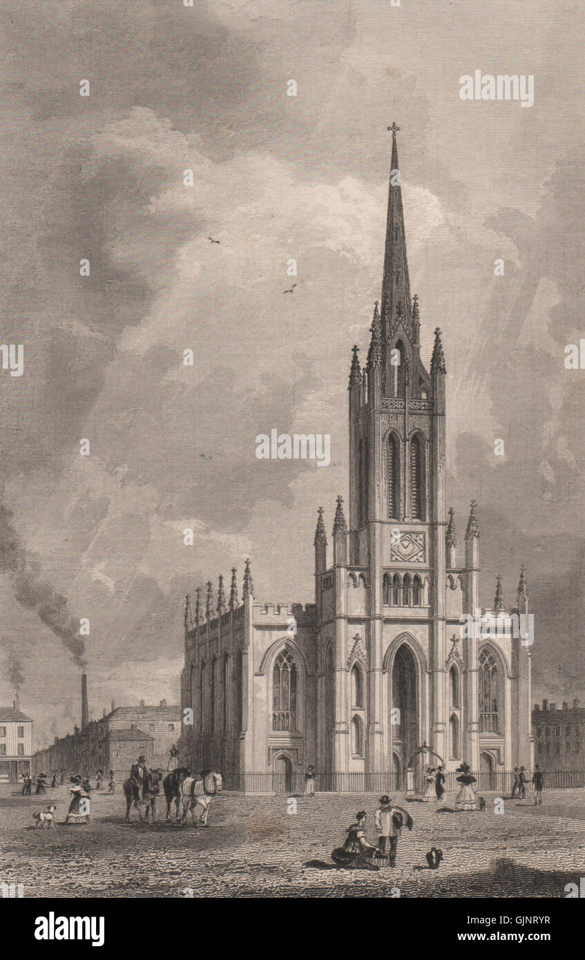 St. Matthäus Kirche, Campsfield, Tonman Street, Manchester. HARWOOD, 1829 Stockfoto
