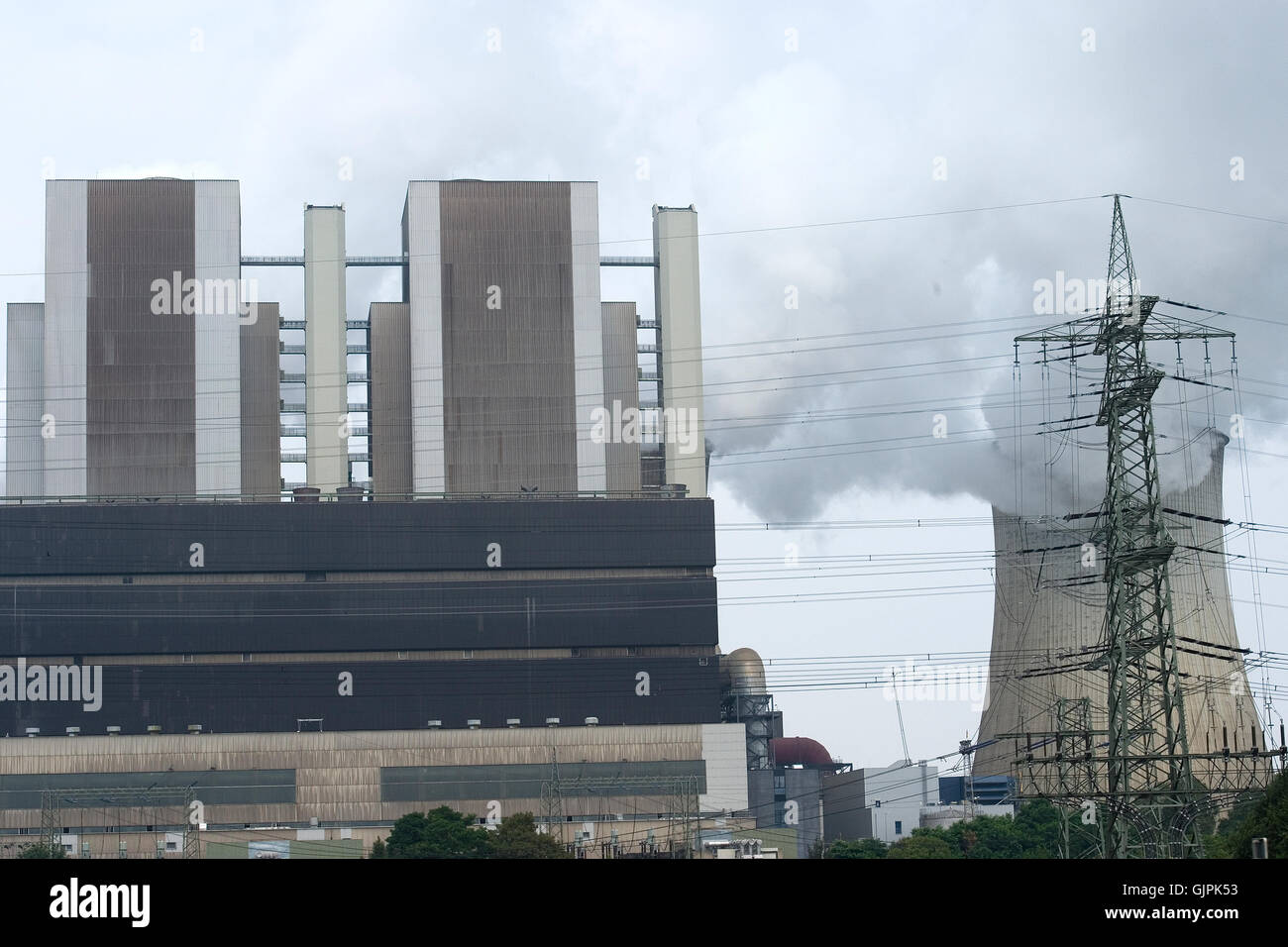 Power Station in Deutschland Stockfoto