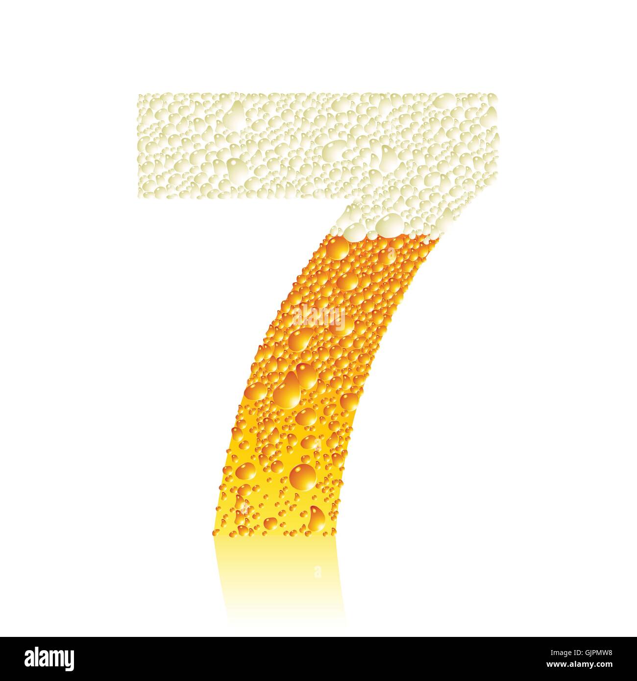 Alphabet-Bier Stock Vektor