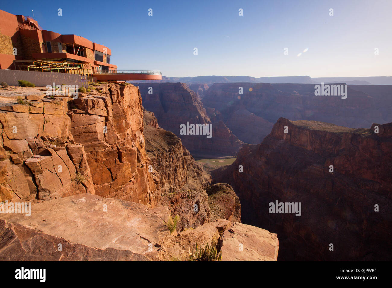 Grand Canyon SkyWalk. Vereinigte Staaten von Amerika Stockfoto