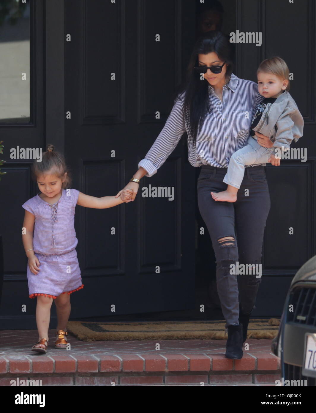 Kourtney Kardashian And Reign Aston Disick Stockfotos Und Bilder Kaufen Alamy