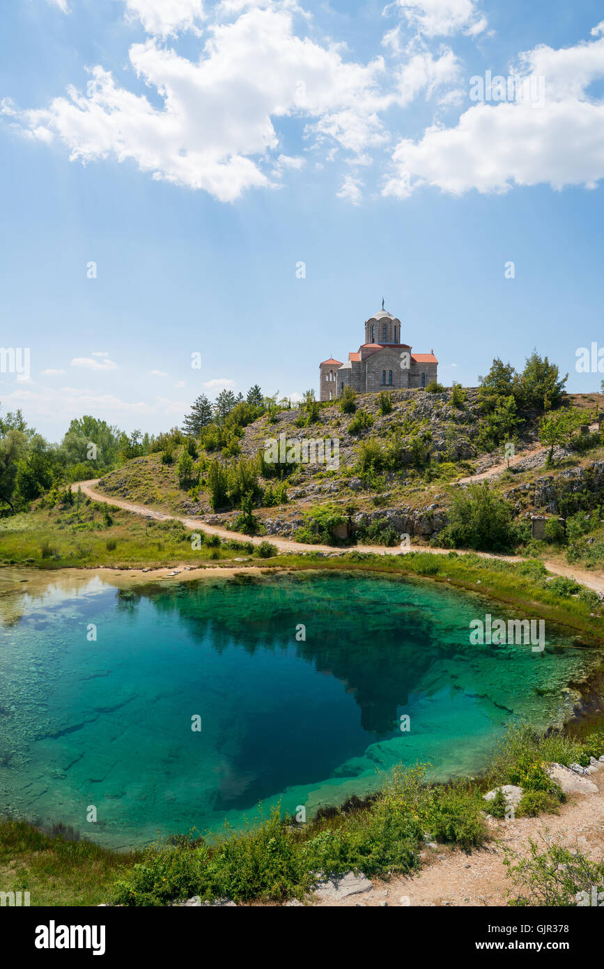 Cetina Quelle Quellwasser in Kroatien Stockfoto