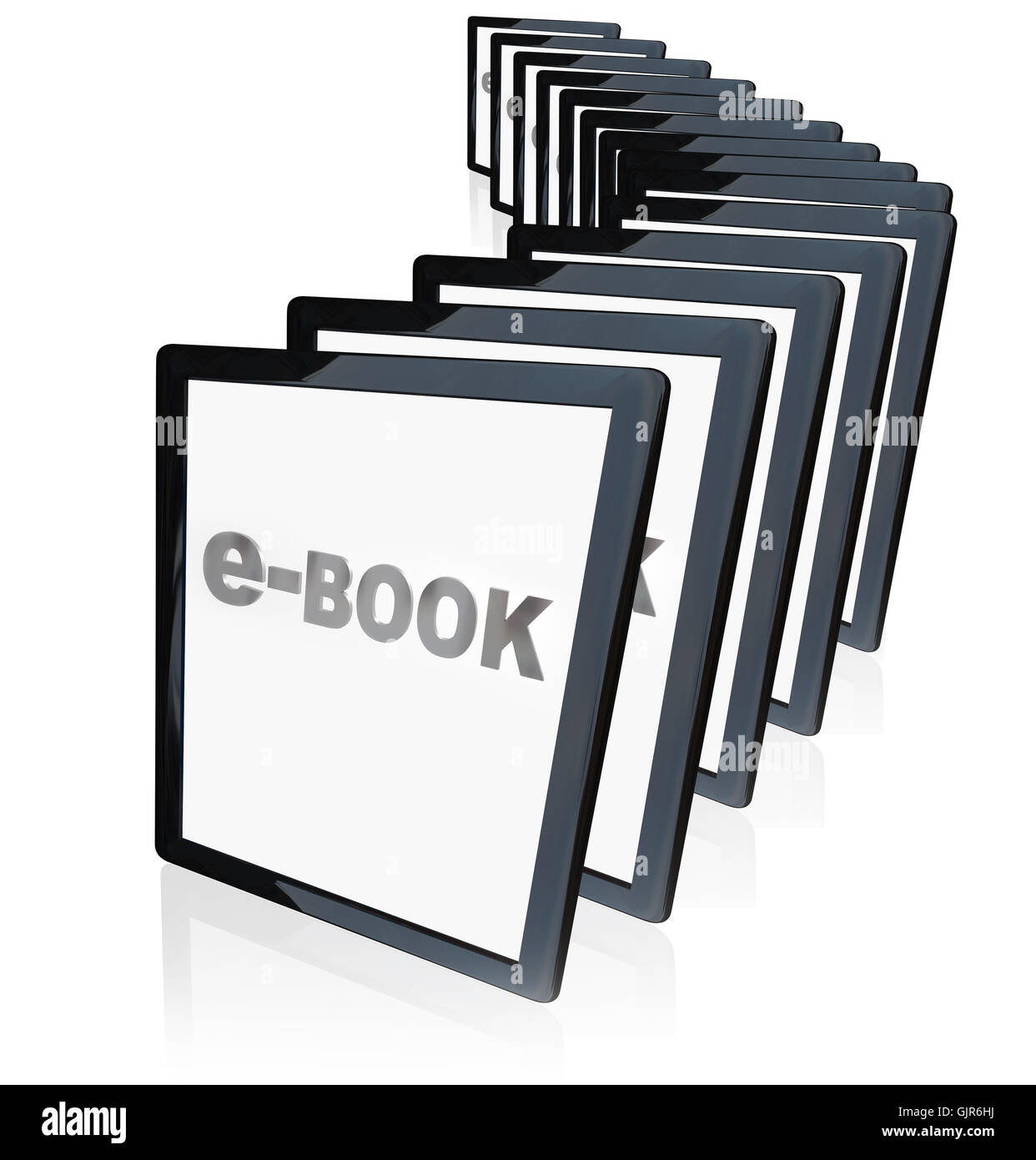 e-Books Tablet Leser neue Technologie immer beliebter Stockfoto