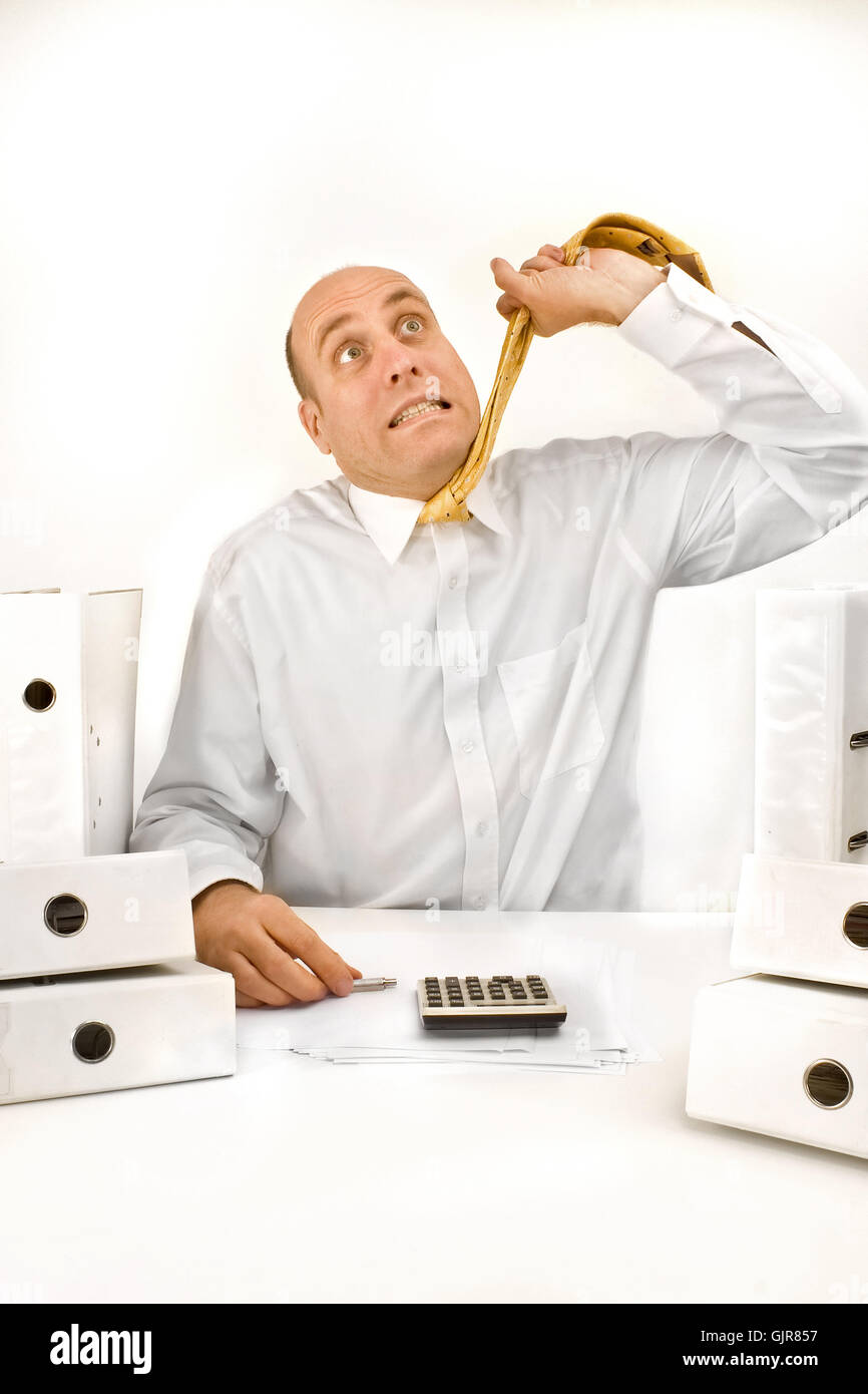 Büro-stress Stockfoto