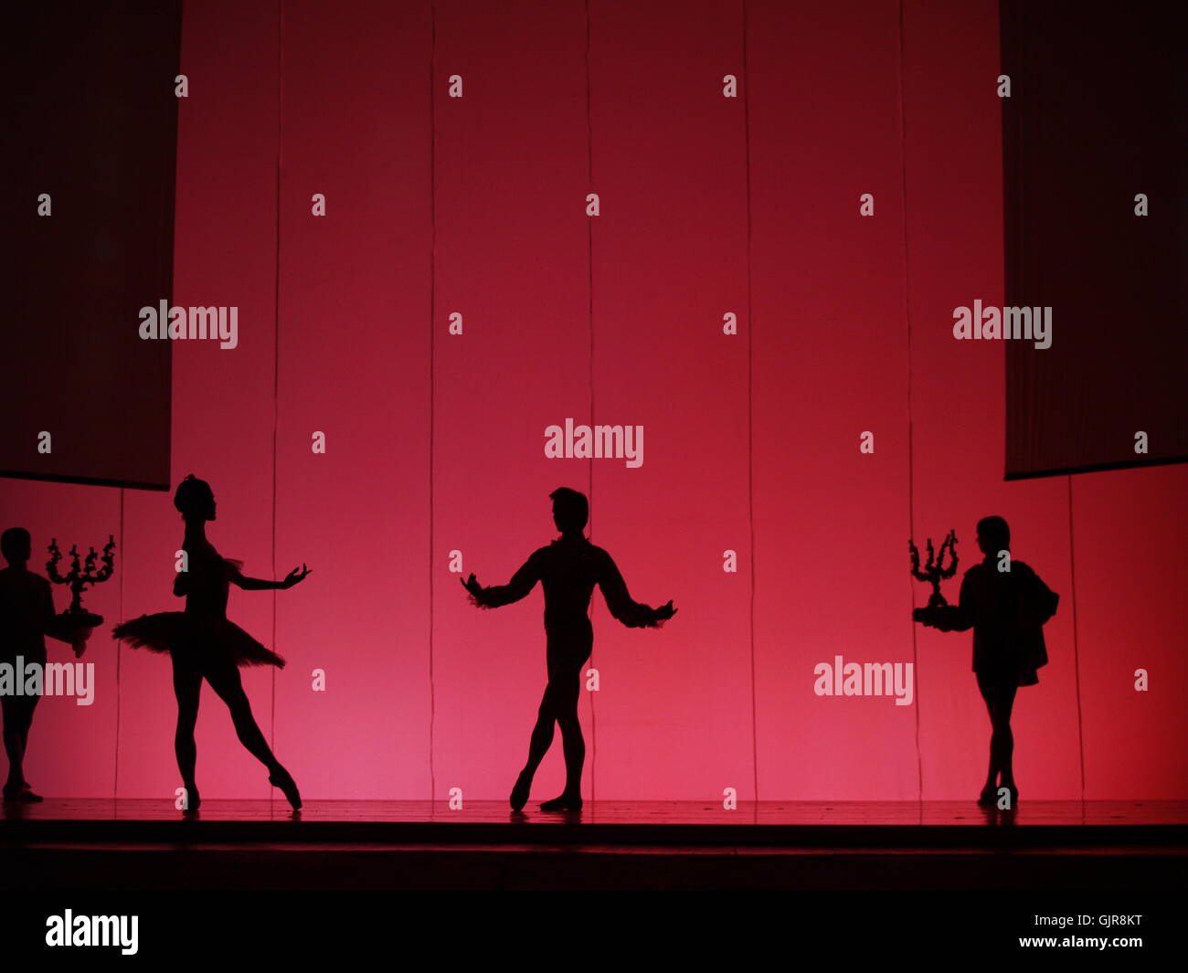Ballerina. Eroberte während live-Performance. Stockfoto