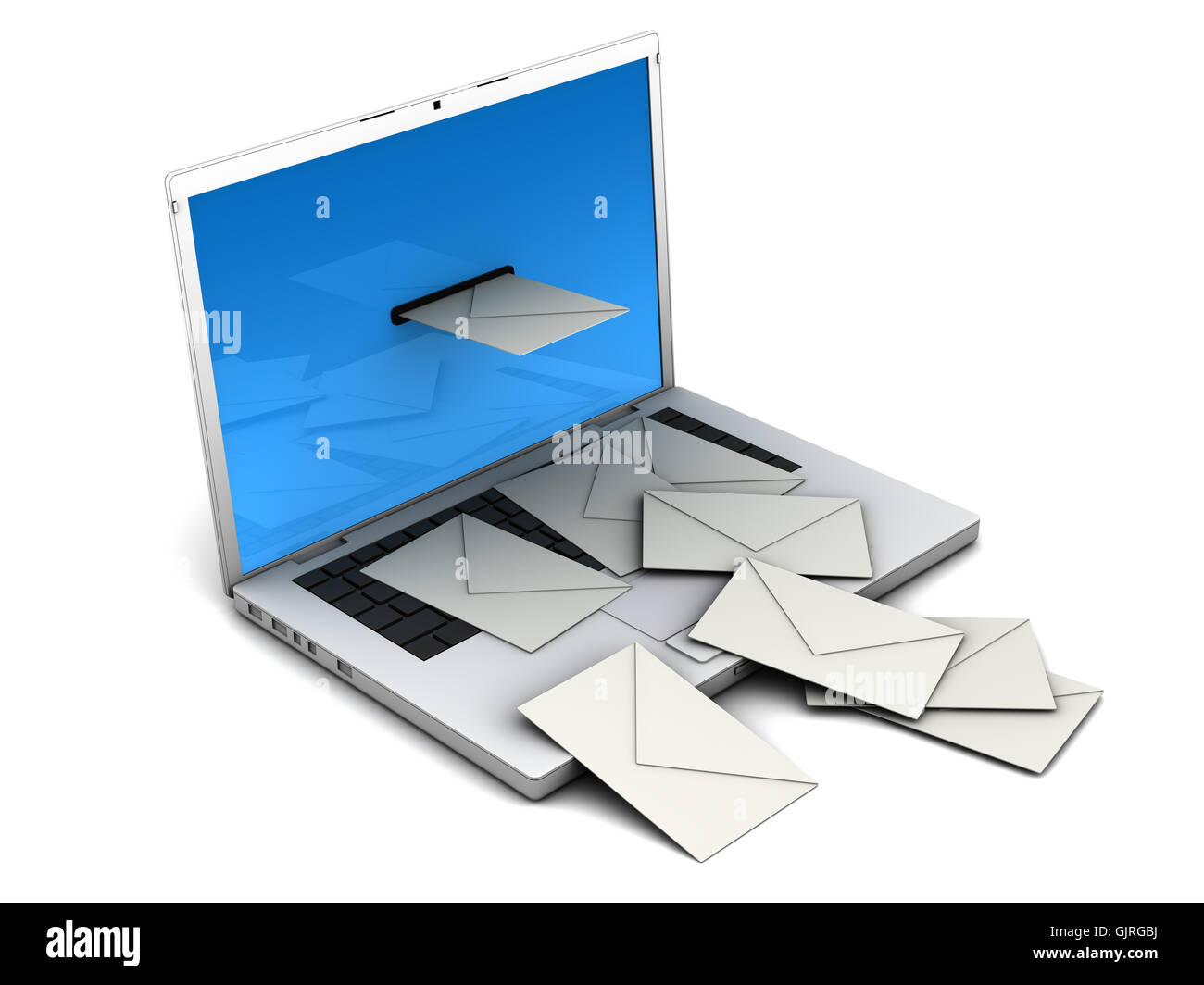 Laptop-Notebook-Computer Stockfoto