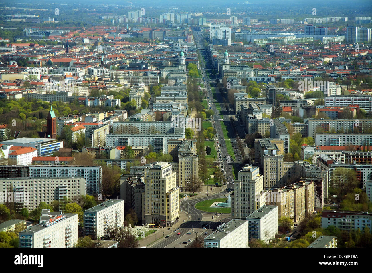 Berlin-Friedrichshain-lichtenberg Stockfoto