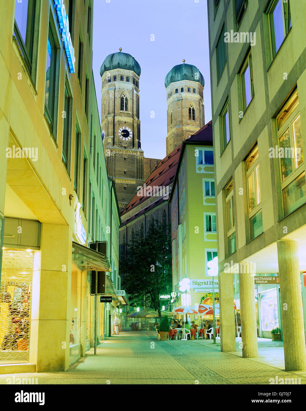 Frauenkirche in München, Deutschland Stockfoto