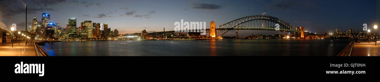 Sydney City panorama Stockfoto
